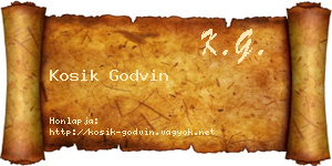 Kosik Godvin névjegykártya